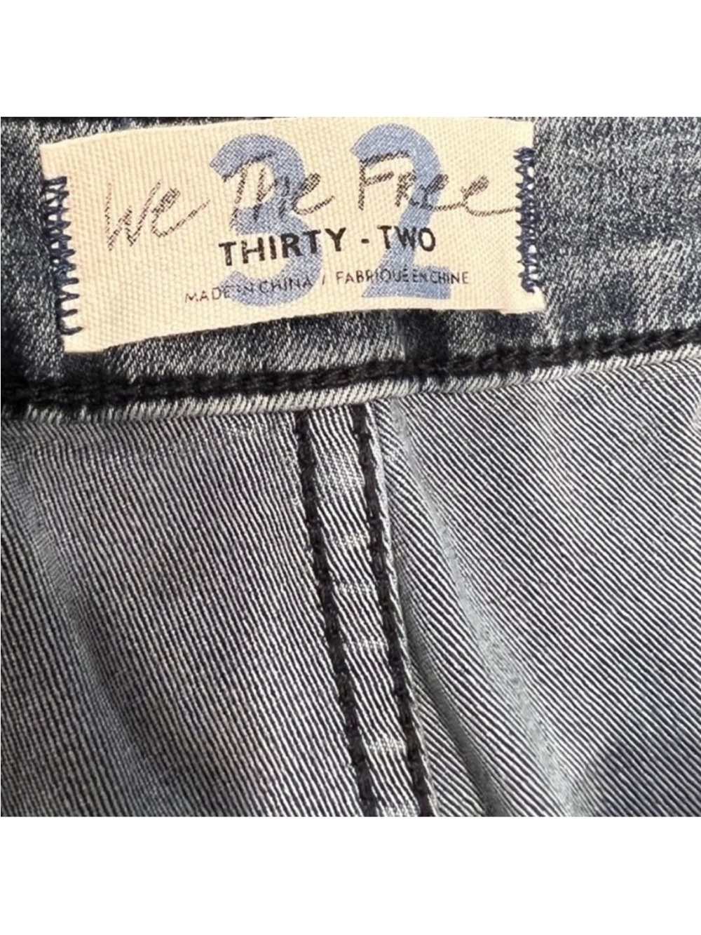 NWT free people just float on flare - cloudy indigo size 32 - Picture 7 of 7